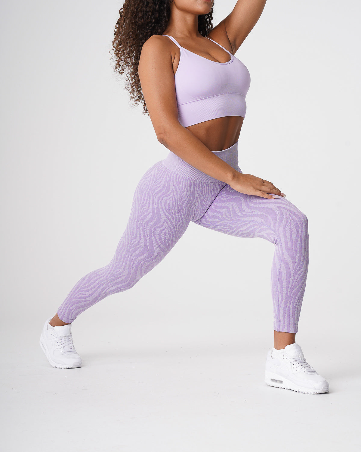 Lilac gymshark outlet leggings